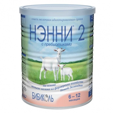 НЭННИ 2 Смесь молочная с пребиот. на основе козьего молока (6-12мес) 800г