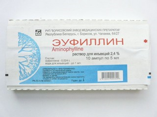 Эуфиллин 2,4%-5мл амп №10 :: Дыхательная система :: Лекарственные ...