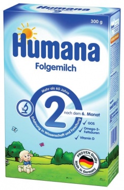 Хумана- 2 РВ молочная смесь 300г