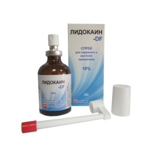 Лидокаин-DF 10% Спрей 38г