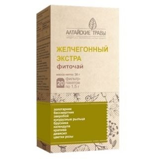 Желчегонный фито-чай Экстра 1,5г пак №20 (Алтайские травы)