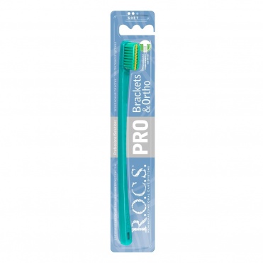 Зубная щетка ROCS Pro Brackets&Ortho мягкая
