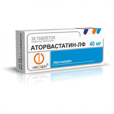 Аторвастатин-ЛФ 40мг тб №30