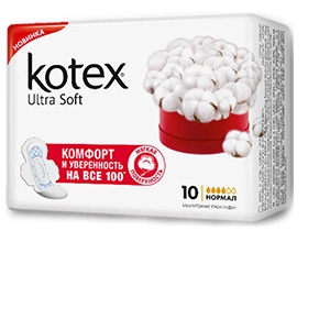Прокладки Kotex ultra Софт Normal Pads №10