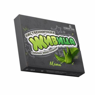 Живица лиственничная натуральная с мятой 0,8г №5 (жеват. резинка)