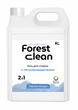 Forest clean Гель для стирки белья с пятновыводителем "Горный воздух" 5 л