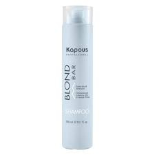 KAPOUS - Шампунь для волос Освежающий для оттенков блонд серии Blond Bar 300мл