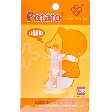 Потато Щетка силикон. для ранних зубов при прорез. FС807-3BC