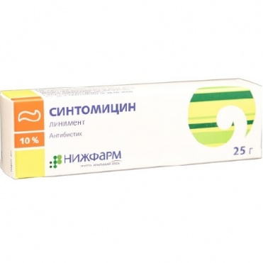Синтомицин 10% линимент 25г (Алтайвитамины)