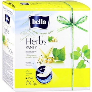 Вкладыши ежедневные Panty Herbs Tilia (липа) №60 (Бэлла)