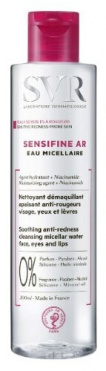 Вода SVR Sensifin AR Мицелярная Очищающая для кожи склонной к покраснениям 200мл
