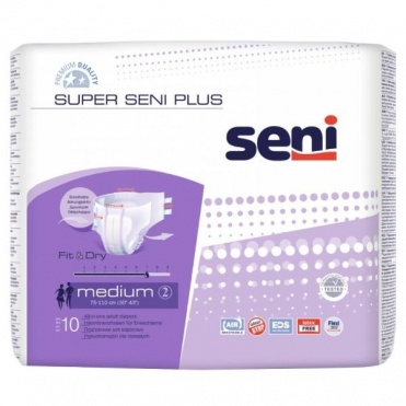 Подгузники для взрослых Super Seni plus medium (2+) №10