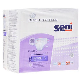 Подгузники для взрослых Super Seni plus small (1+) №10