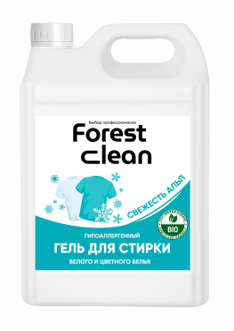 Forest clean Гель-концентрат для стирки белья "Свежесть альп" 5 л