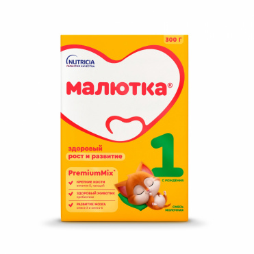 Малютка-1 молочная смесь 300г