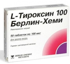 Л-тироксин 100мкг тб №50
