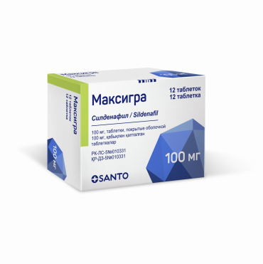 Максигра 100мг тб №4 (12)