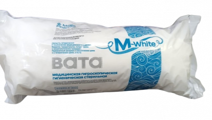 Вата стерильная гигроскопическая М-White 100гр